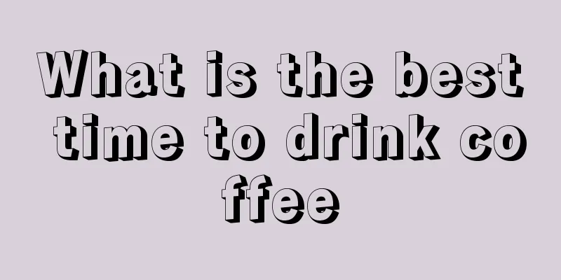 What is the best time to drink coffee