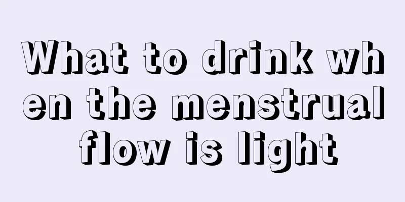 What to drink when the menstrual flow is light