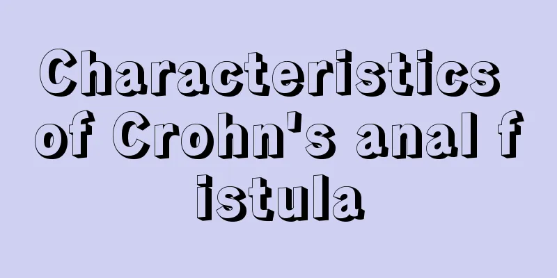 Characteristics of Crohn's anal fistula