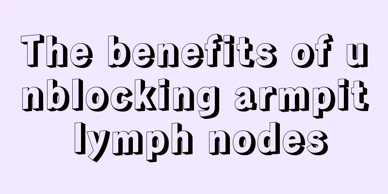The benefits of unblocking armpit lymph nodes
