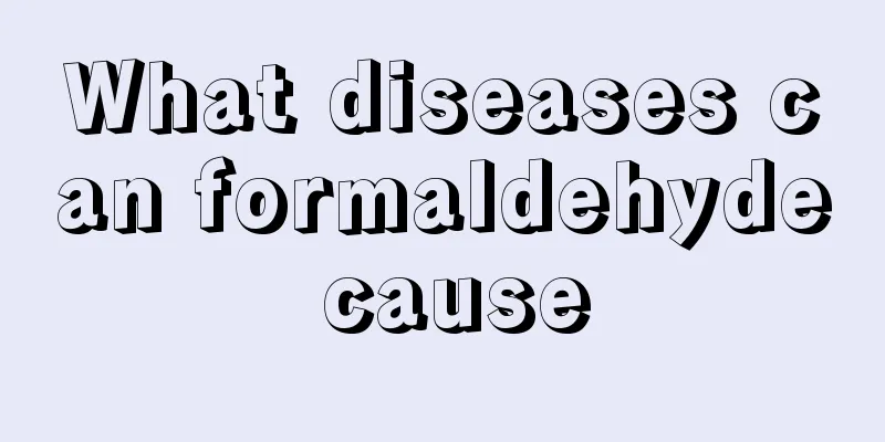 What diseases can formaldehyde cause