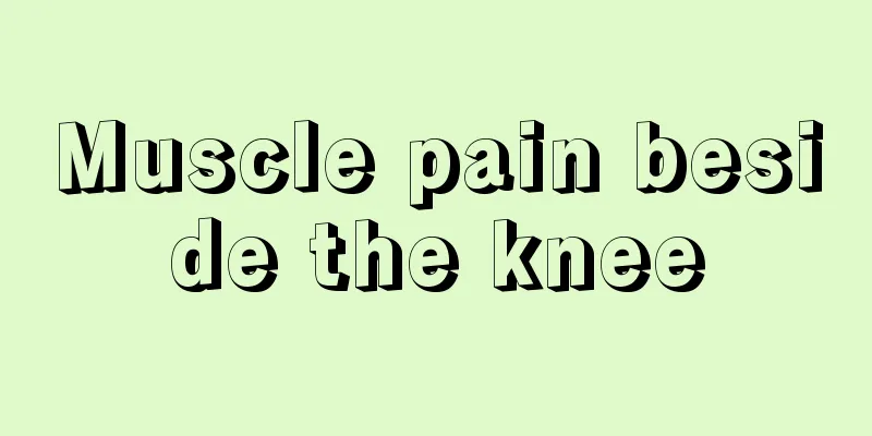 Muscle pain beside the knee