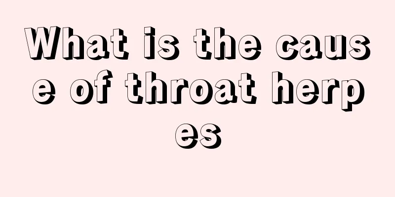 What is the cause of throat herpes