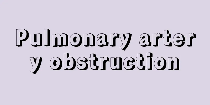 Pulmonary artery obstruction