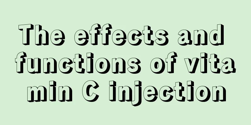 The effects and functions of vitamin C injection