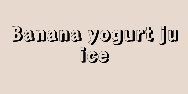 Banana yogurt juice