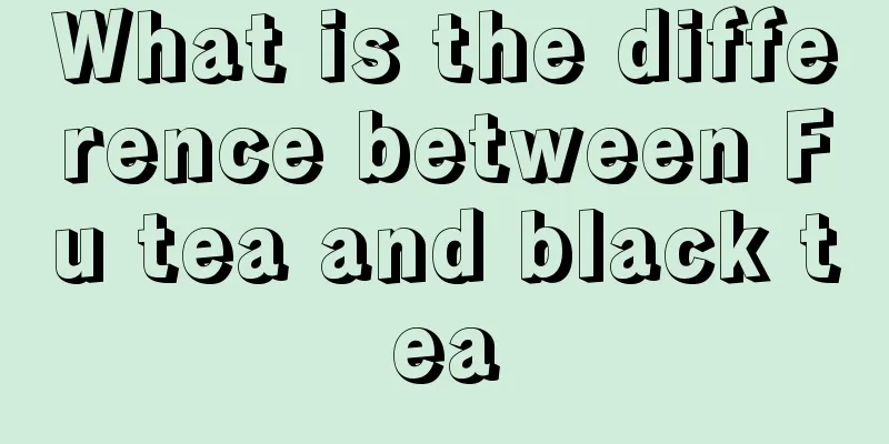 What is the difference between Fu tea and black tea