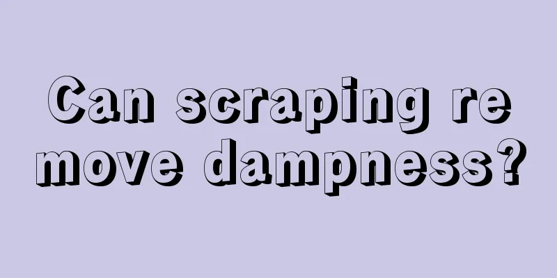 Can scraping remove dampness?