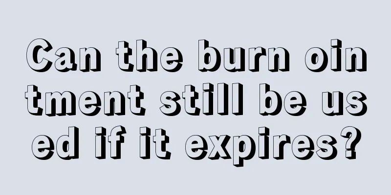 Can the burn ointment still be used if it expires?