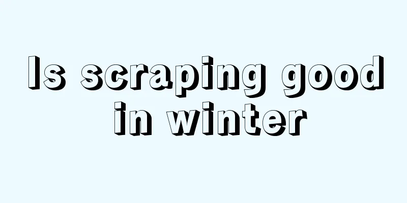 Is scraping good in winter