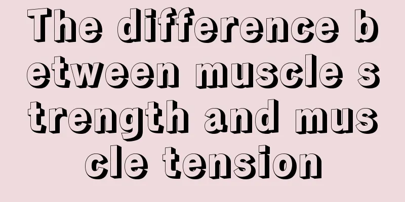 The difference between muscle strength and muscle tension