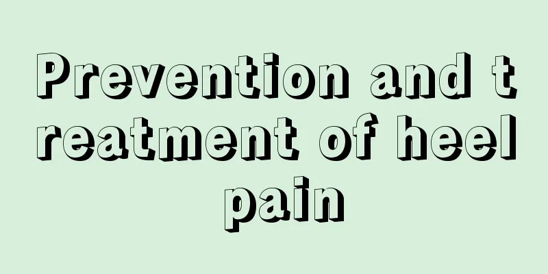 Prevention and treatment of heel pain