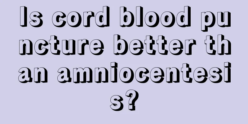 Is cord blood puncture better than amniocentesis?