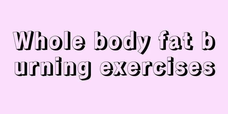 Whole body fat burning exercises