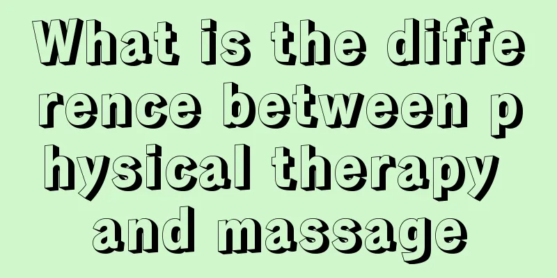 What is the difference between physical therapy and massage