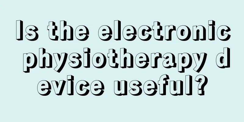 Is the electronic physiotherapy device useful?