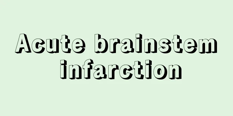 Acute brainstem infarction