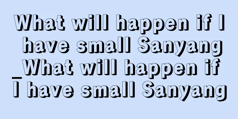 What will happen if I have small Sanyang_What will happen if I have small Sanyang