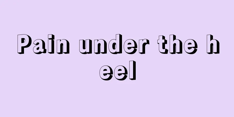 Pain under the heel