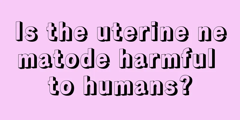 Is the uterine nematode harmful to humans?
