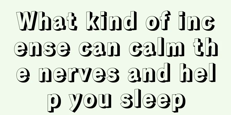 What kind of incense can calm the nerves and help you sleep