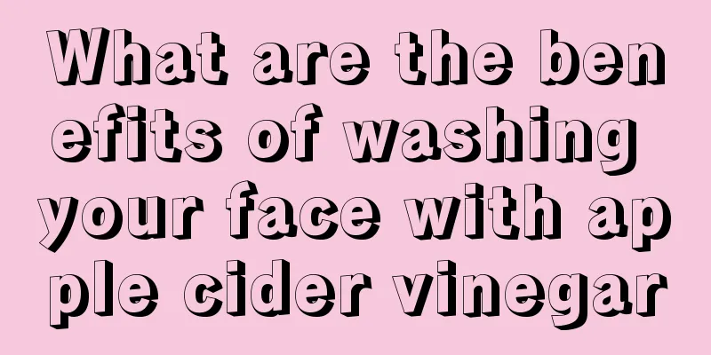 What are the benefits of washing your face with apple cider vinegar