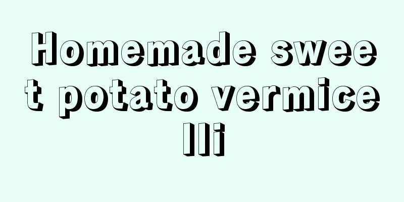 Homemade sweet potato vermicelli