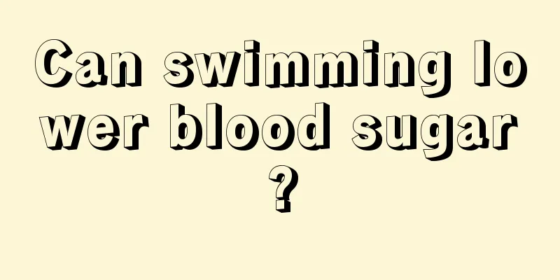 Can swimming lower blood sugar?