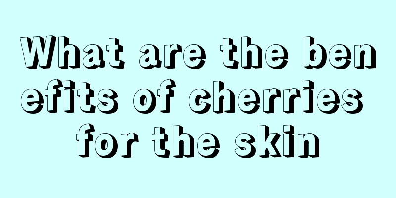 What are the benefits of cherries for the skin