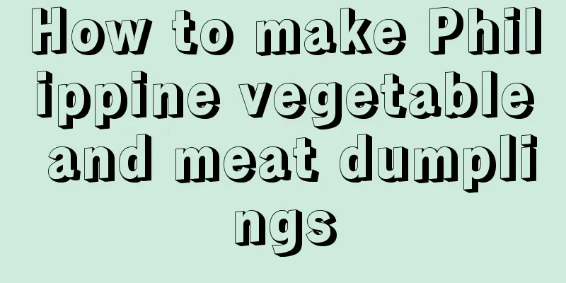 How to make Philippine vegetable and meat dumplings