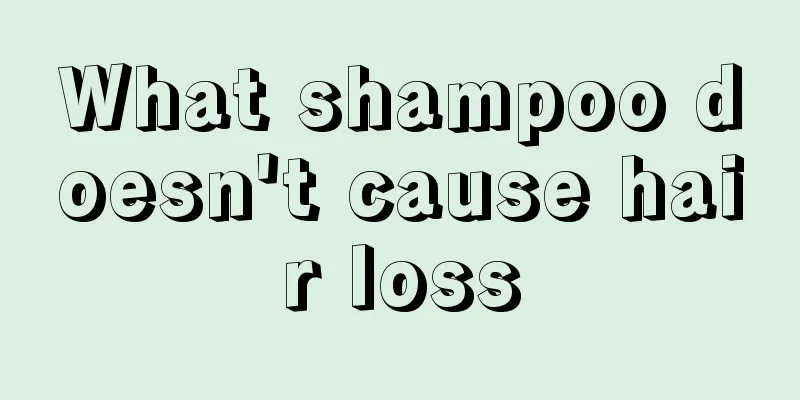 What shampoo doesn't cause hair loss