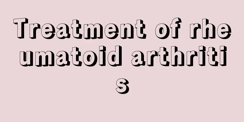 Treatment of rheumatoid arthritis