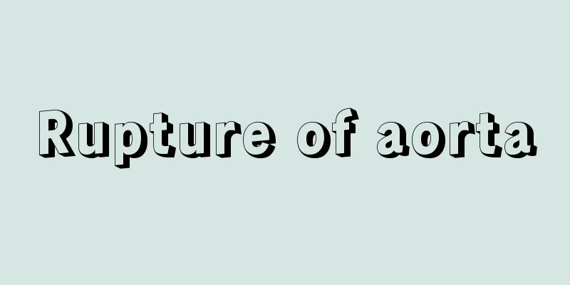 Rupture of aorta