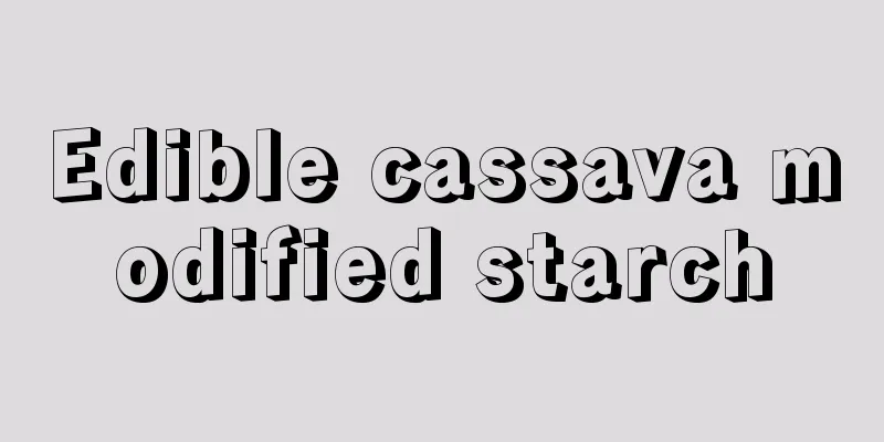 Edible cassava modified starch