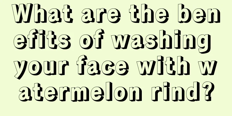 What are the benefits of washing your face with watermelon rind?