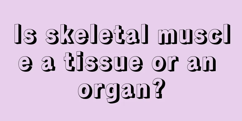 Is skeletal muscle a tissue or an organ?