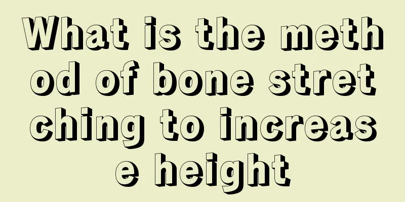 What is the method of bone stretching to increase height