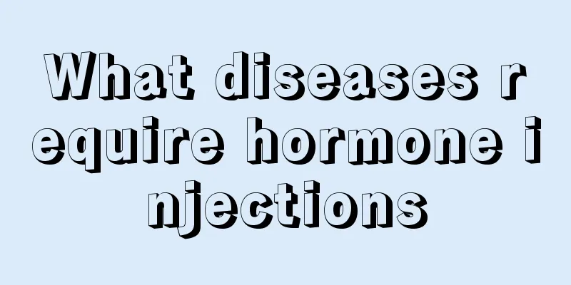 What diseases require hormone injections