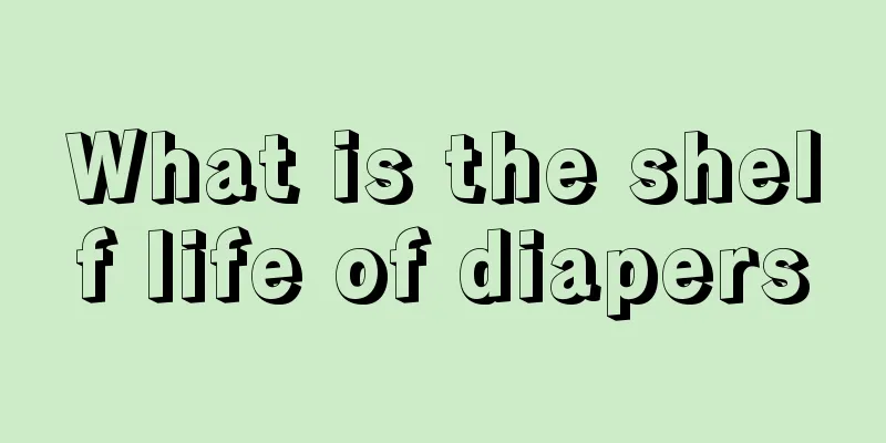 What is the shelf life of diapers
