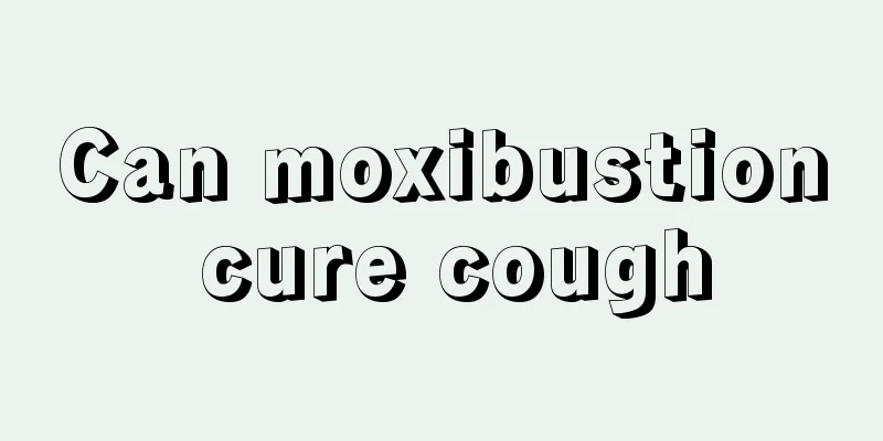 Can moxibustion cure cough