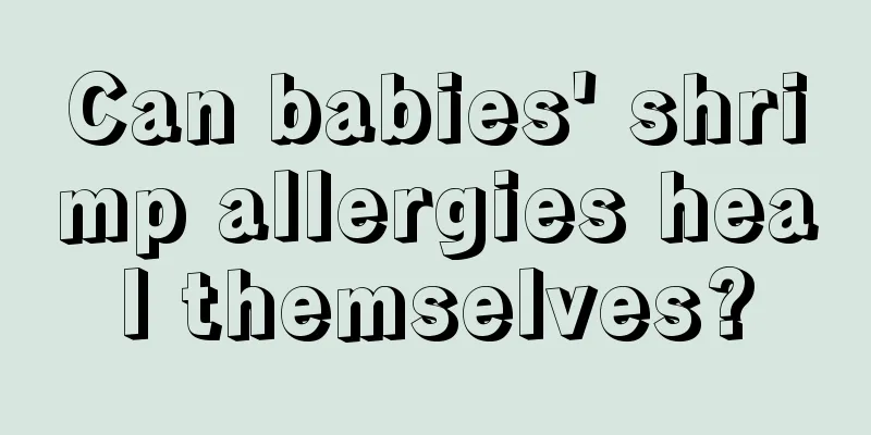 Can babies' shrimp allergies heal themselves?