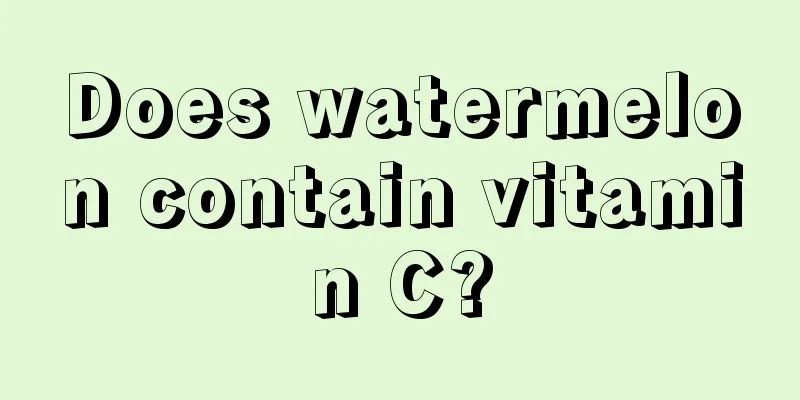 Does watermelon contain vitamin C?
