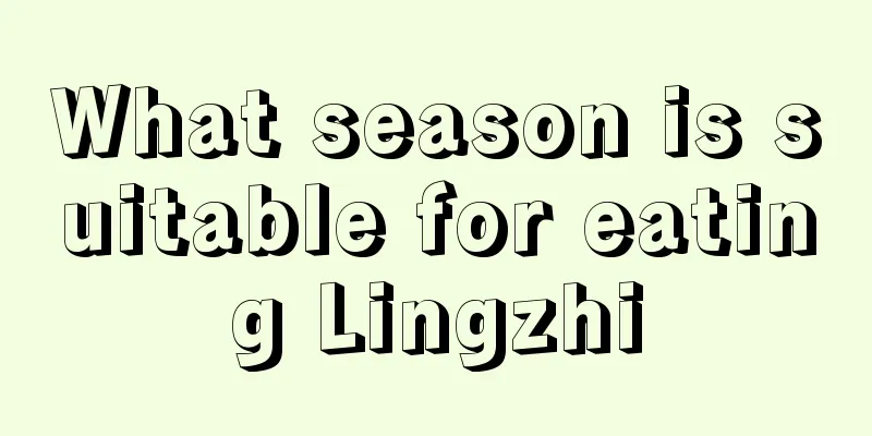 What season is suitable for eating Lingzhi