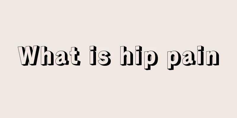 What is hip pain