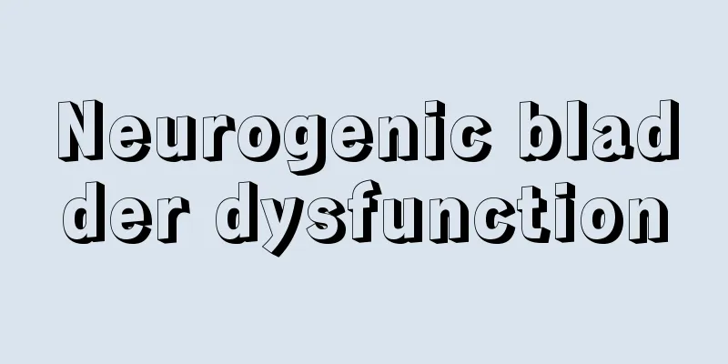 Neurogenic bladder dysfunction