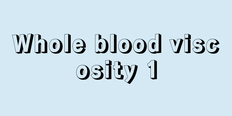 Whole blood viscosity 1