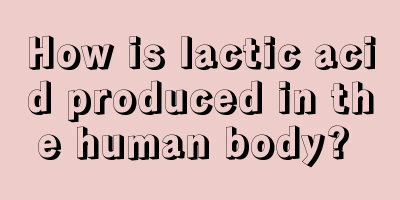 How is lactic acid produced in the human body? 