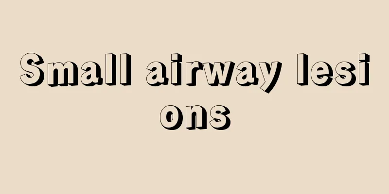 Small airway lesions