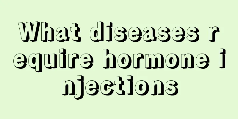 What diseases require hormone injections