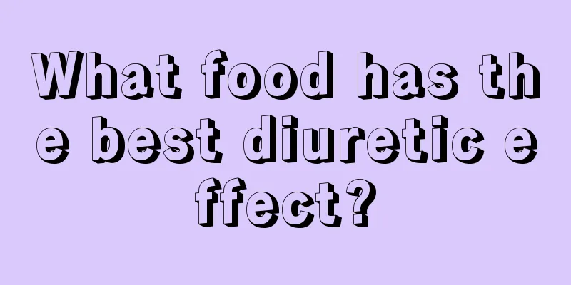 What food has the best diuretic effect?